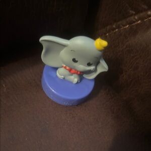 DUMBO MCDONALD 70 an Gray Elephant Figurine with Blue Base